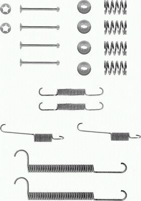 Set accesorii, sabot de frana 97001200 TEXTAR