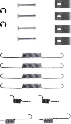 Set accesorii, sabot de frana 97003500 TEXTAR