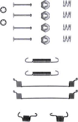 Set accesorii, sabot de frana 97004700 TEXTAR