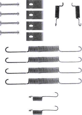 Set accesorii, sabot de frana 97005700 TEXTAR