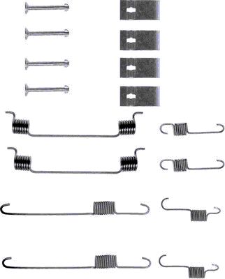 Set accesorii, sabot de frana 97007500 TEXTAR