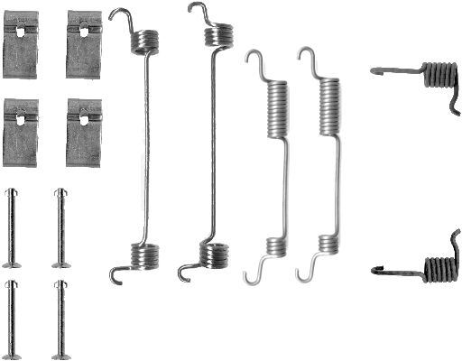 Set accesorii, sabot de frana 97013500 TEXTAR