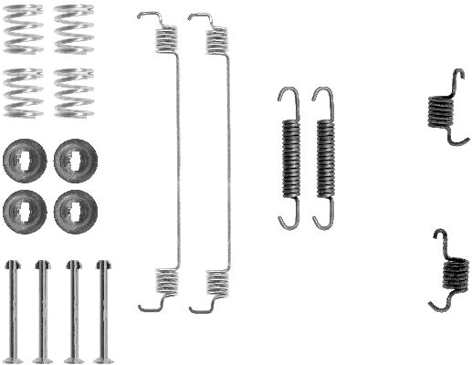 Set accesorii, sabot de frana 97014300 TEXTAR