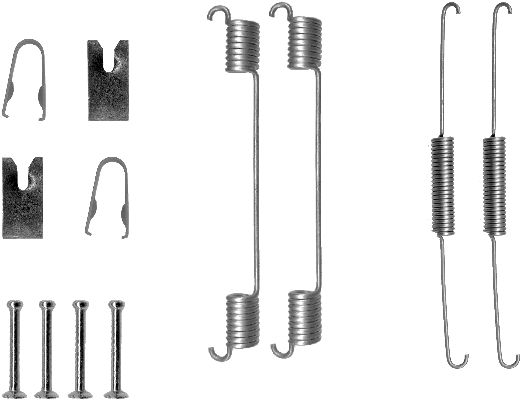 Set accesorii, sabot de frana 97014700 TEXTAR