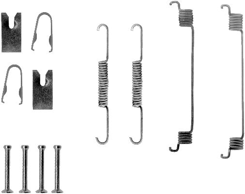 Set accesorii, sabot de frana 97015200 TEXTAR