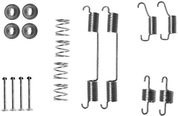 set accesorii, saboti frana parcare 97016600 TEXTAR