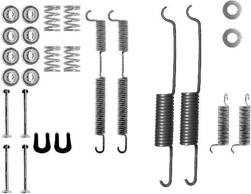 Set accesorii, sabot de frana 97021200 TEXTAR