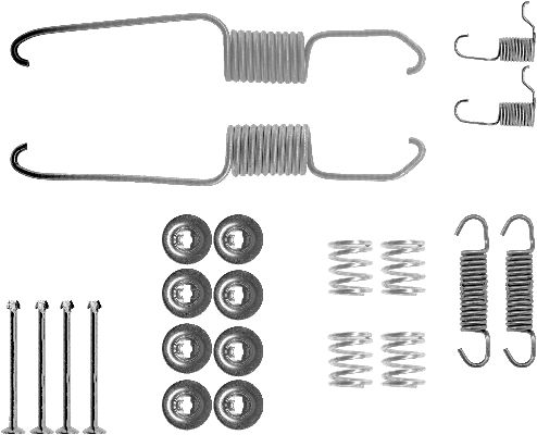 Set accesorii, sabot de frana 97029000 TEXTAR