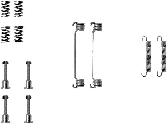set accesorii, saboti frana parcare 97029100 TEXTAR