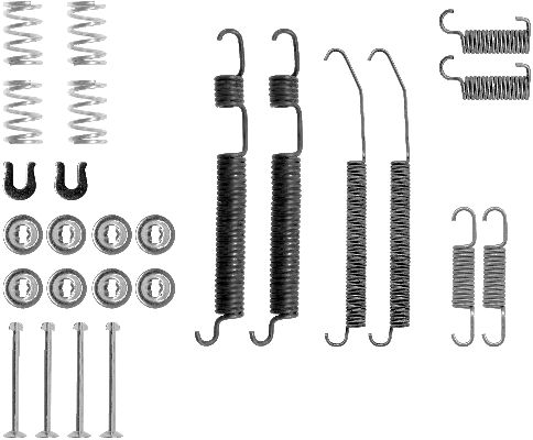 Set accesorii, sabot de frana 97030500 TEXTAR