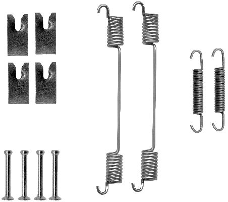 Set accesorii, sabot de frana 97031300 TEXTAR