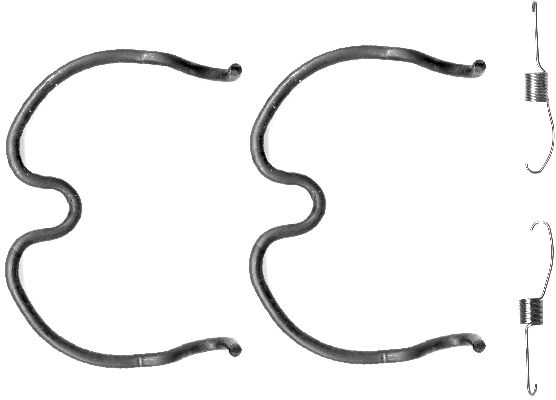 Set accesorii, sabot de frana 97032300 TEXTAR