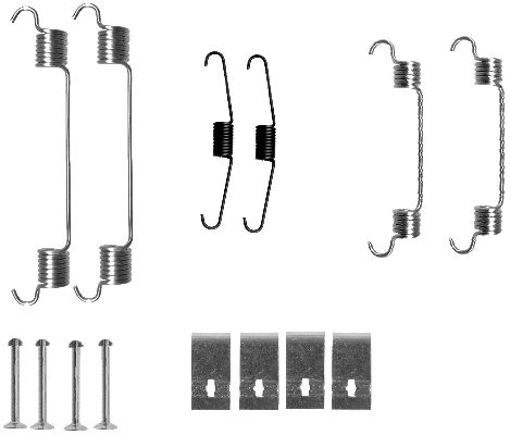 Set accesorii, sabot de frana 97032400 TEXTAR