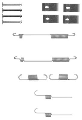 Set accesorii, sabot de frana 97034300 TEXTAR