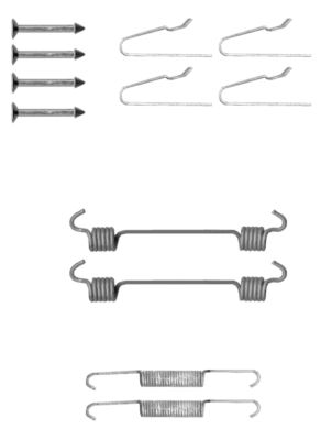 Set accesorii, saboti frana parcare 97034600 TEXTAR