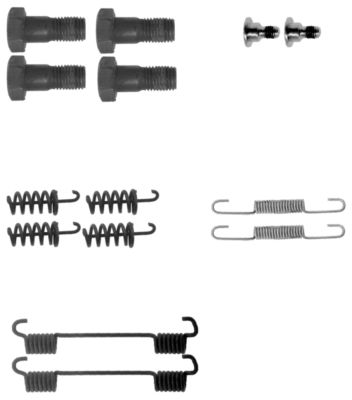 Set accesorii, saboti frana parcare 97035500 TEXTAR
