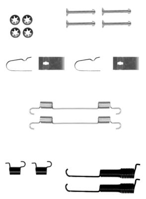 Set accesorii, sabot de frana 97037100 TEXTAR