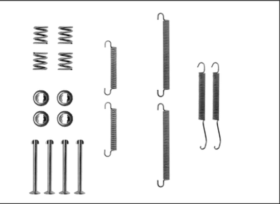 Set accesorii, sabot de frana 97040600 TEXTAR