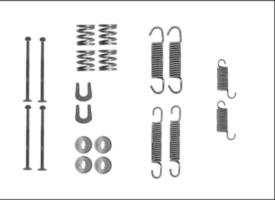 Set accesorii, sabot de frana 97041000 TEXTAR