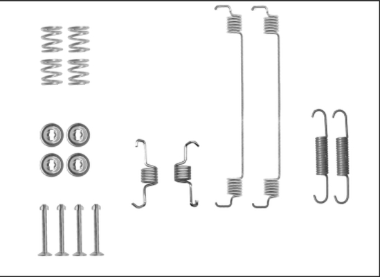 Set accesorii, sabot de frana 97041600 TEXTAR