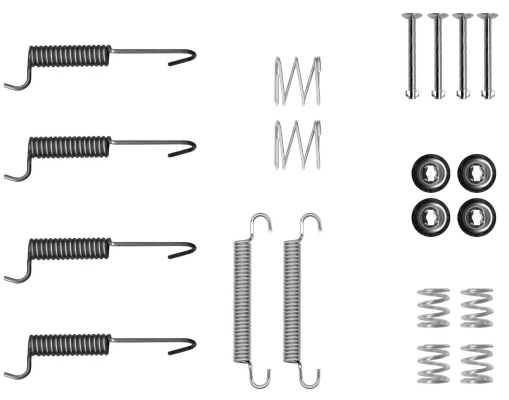 Set accesorii, saboti frana parcare 97048400 TEXTAR