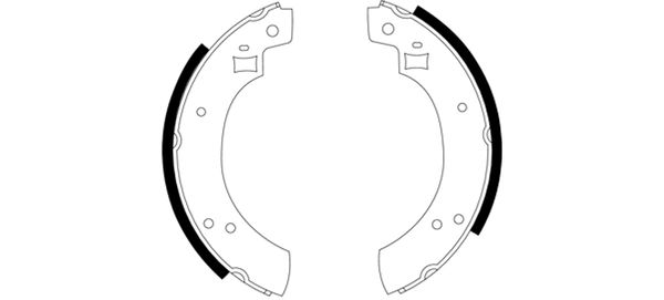 Set saboti frana 91014100 TEXTAR