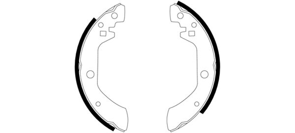 Set saboti frana 91017900 TEXTAR