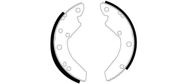 Set saboti frana 91027100 TEXTAR