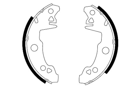 Set saboti frana 91029400 TEXTAR