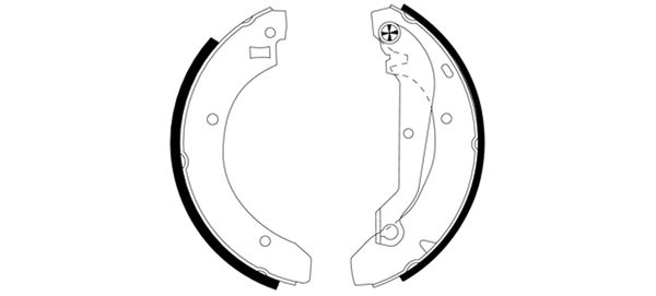 Set saboti frana 91030900 TEXTAR