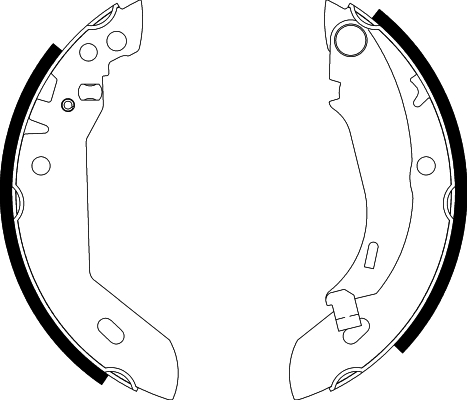 Set saboti frana 91031800 TEXTAR