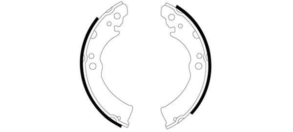 Set saboti frana 91032200 TEXTAR