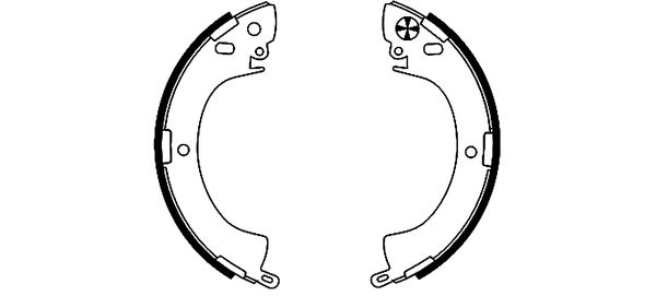 Set saboti frana 91035200 TEXTAR