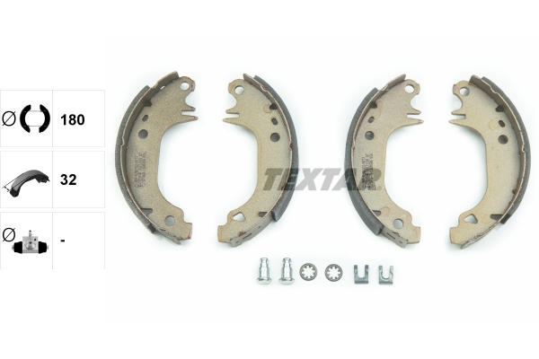 Set saboti frana 91038203 TEXTAR