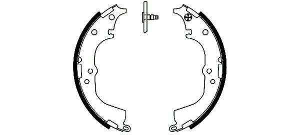 Set saboti frana 91050900 TEXTAR