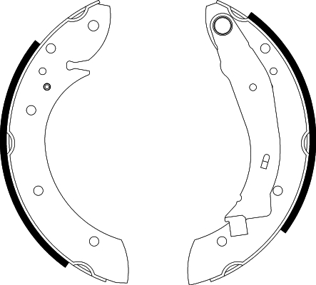 Set saboti frana 91052900 TEXTAR