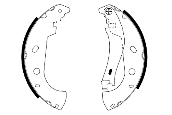 Set saboti frana 91053100 TEXTAR