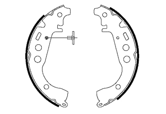 Set saboti frana 91053500 TEXTAR