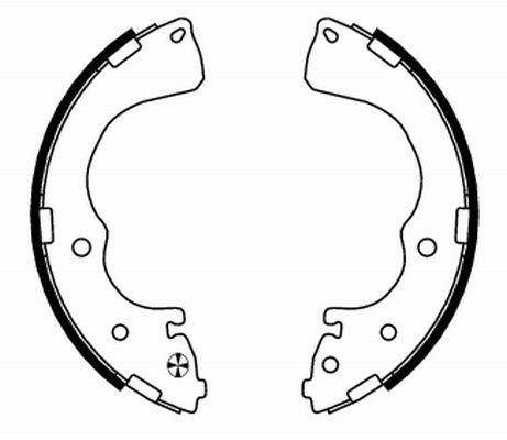 Set saboti frana 91058400 TEXTAR