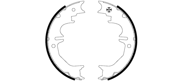 Set saboti frana, frana de mana 91066100 TEXTAR