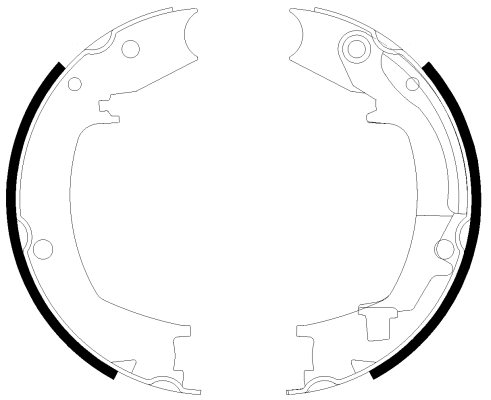 Set saboti frana, frana de mana 91066400 TEXTAR