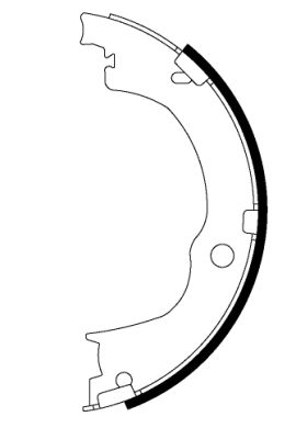 Set saboti frana, frana de mana 91067100 TEXTAR