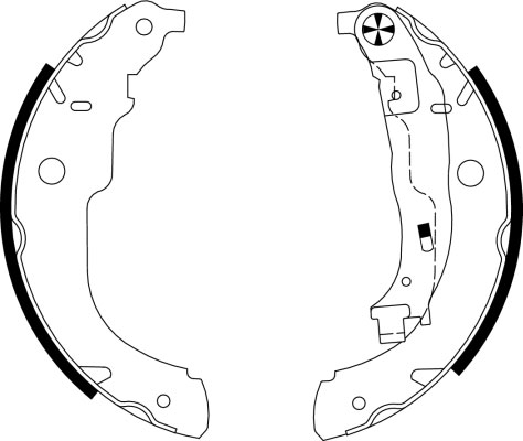 Set saboti frana 91067200 TEXTAR