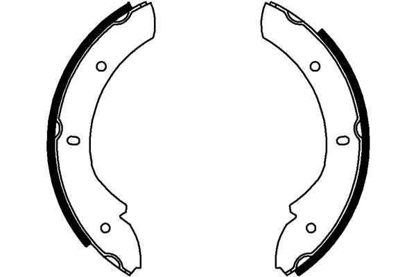 Set saboti frana, frana de mana 91069500 TEXTAR