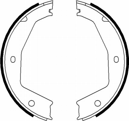 Set saboti frana, frana de mana 91070100 TEXTAR