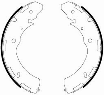 Set saboti frana 91073000 TEXTAR