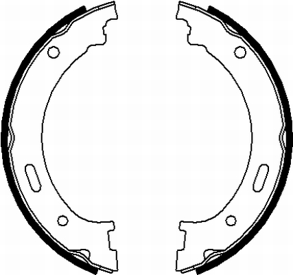 Set saboti frana, frana de mana 91073300 TEXTAR