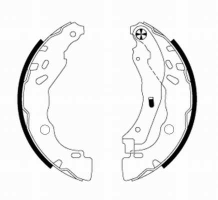 Set saboti frana 91077200 TEXTAR