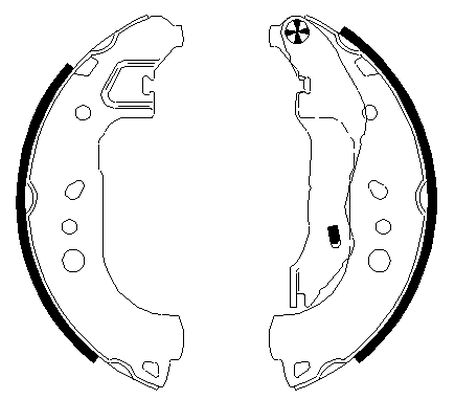 Set saboti frana 91080100 TEXTAR