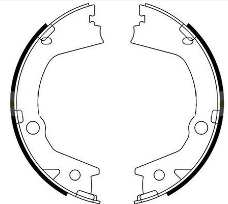 Set saboti frana, frana de mana 91080900 TEXTAR